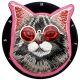 7. Nimmy Cool&Cute 2.0 Chinchila Magnetanhänger – Rosa