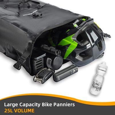 4. Rockbros 30140022001 wasserdichte Fahrradträgertasche – Schwarz
