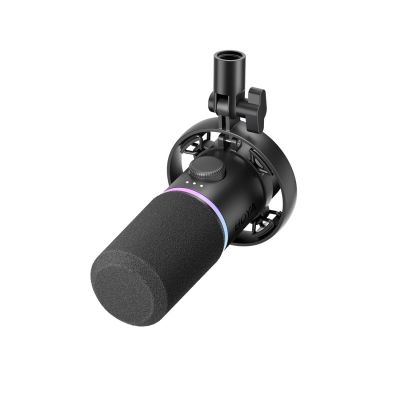 BOYA CastMic S60 Kabelgebundenes dynamisches Gaming-Mikrofon USB XLR – Schwarz