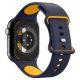 5. Spigen Nano Pop Strap für Apple Watch 40/41/42 mm - Marineblau/Orange