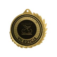 Metallmedaille mit Gravur auf Laminat