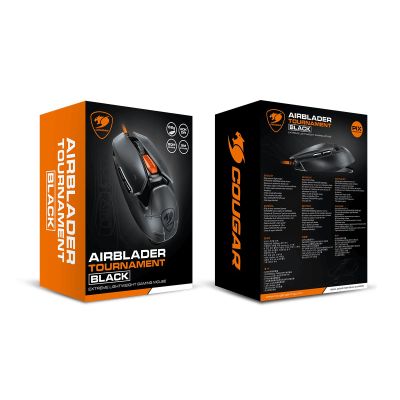8. COUGAR CGR-WONB-M487 Gaming-Maus, rechte Seite, USB Typ-A, optisch, 20000 DPI