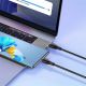 8. Baseus Pudding Series USB-C-Kabel – USB-C 100 W 1,2 m – Schwarz