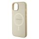5. Guess GUHMP15MPSAHMCB iPhone 15 Plus 6,7" Gold/Gold Hardcase Saffiano MagSafe