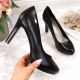 7. Mattschwarze Plateau-Pumps von Sergio Leone