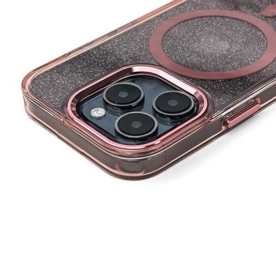 4. Glitter Case mit MagSafe für Samsung Galaxy A36 5G - Rosa