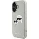 9. Karl Lagerfeld HC 3D Rubber Double Heads iPhone 16 Hülle - Beige