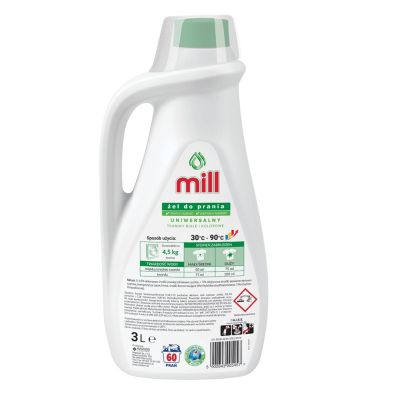 MILL Universal-Waschgel für Textilien, 3 l, 60 Wäschen