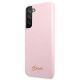 2. Guess GUHCS22MLSLMGLA S22+ S906 lavendel/lavendel Hardcase Metall-Logo mit Silikonschriftzug