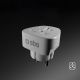 4. SBS Shuko/EU Reiseadapter – Universal – Weiß