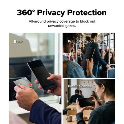 7. Ringke Easy Slide Privacy 360 2er-Pack gehärtetes Glas für Samsung Galaxy Z Fold 8 Ultra
