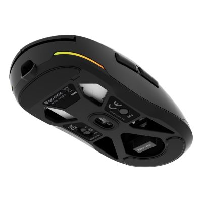 14. GENESIS Zircon 660 Gaming-Maus, Rechtshänder, kabellos (RF), Bluetooth, USB Typ-A, optischer Sensor, 12.000 DPI