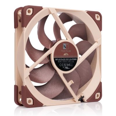 4. Noctua NF-A12X25 G2 LS-PWM Computer-Kühlsystem Gehäuselüfter 12 cm Beige 1 Stück.