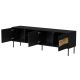 5. INSERTO 3D1W TV-Schrank 190x40x61,5 schwarz + LED