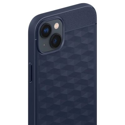 13. Caseology Parallax Mag Hülle mit MagSafe für iPhone 14 Plus – Marineblau