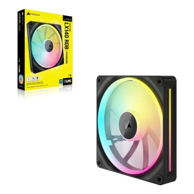 3. Corsair CO-9051027-WW Computer-Kühlsystem Computergehäuselüfter 14 cm Schwarz 1 Stück.