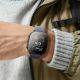 8. AmazingThing Radix Displayschutzfolie aus Glas mit Hülle für Apple Watch Ultra 3 49 mm – Schwarz