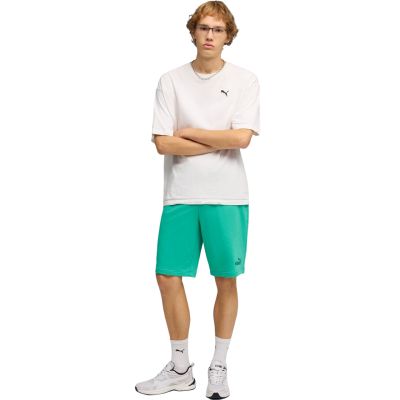 5. Puma ESS No.1 Logo 10" Herrenshorts (s) Grün 682595 40