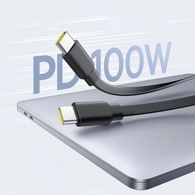 10. Baseus Free2Pull Mini 100W 3-in-1 USB-C Einzugskabel – 2x USB-C 1,2 m – Schwarz