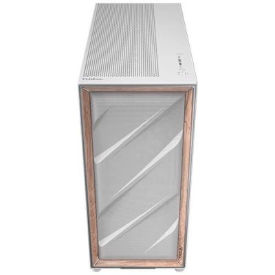 18. Antec Flux Pro Full-Tower E-ATX PC-Gehäuse, gehärtetes Glas – Weiß