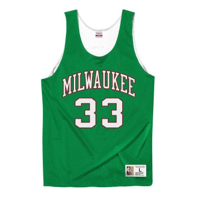 Mitchell & Ness Wende-Tanktop für Herren, Milwaukee Bucks Kareem Abdul-Jabbar