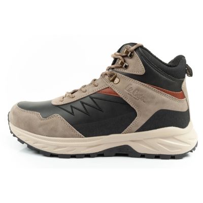 2. Lee Cooper Herren Winter-Wanderstiefel, isoliert, hochknöchelhoch, beige, schwarz