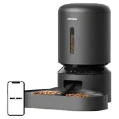 PETLIBRO Granulat-Futterspender Schwarz / Doppelnapf / WLAN / 5 l