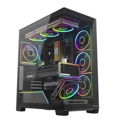 13. MODECOM VOLCANO STELLAR PLUS ARGB MIDI 8F SCHWARZES GEHÄUSE