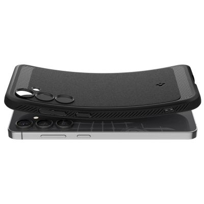 5. Spigen Rugged Armor Hülle für Samsung Galaxy S24 FE – Schwarz