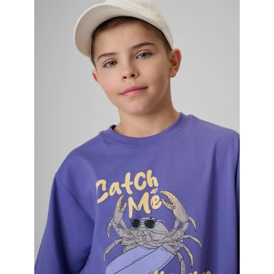 3. Baumwoll-T-Shirt für Jungen 4F 4FJRSS26TTSHM3903-51S