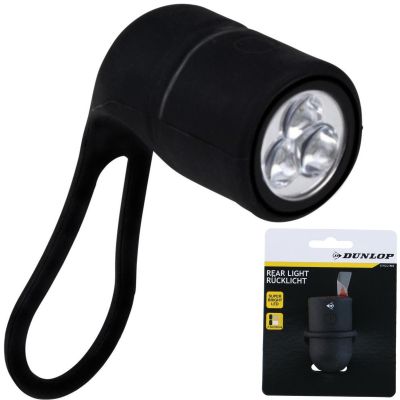 DUNLOP SILIKON-RÜCKLEUCHTE FÜR FAHRRÄDER