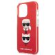 6. Karl Lagerfeld Karl&Choupette Head Case für iPhone 13 Pro / iPhone 13 - Rot