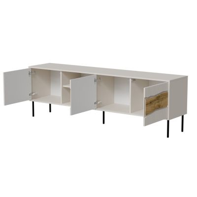 4. INSERTO 3D1W TV-Schrank 190x40x61,5 cm, Kaschmir + LED
