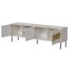 4. INSERTO 3D1W TV-Schrank 190x40x61,5 cm, Kaschmir + LED