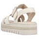 5. Beige Keilsandalen für Damen Rieker V4952-60