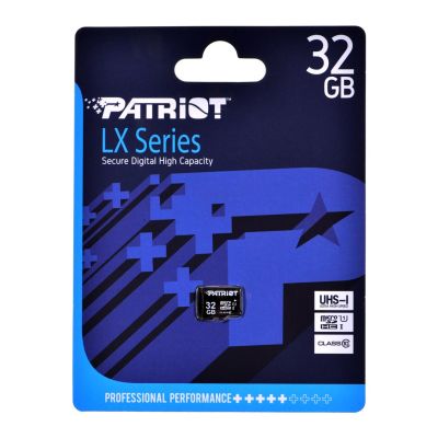 Patriot LX Serie microSDHC 32GB Klasse 10 UHS-I