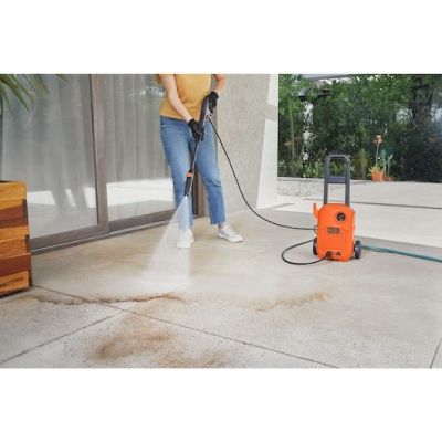 8. Black & Decker BEPW1300L-QS Kompakt-Hochdruckreiniger, elektrisch, 312 l/h, Orange