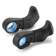 Wozinsky WGR-M22 MTB-Fahrradgriffe 22,2 mm Ergonomische Daumengriffe - Schwarz