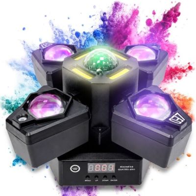 LIGHT4ME MADNESS QUATRO 4IN1 Multi-Effekt mit beweglicher Achse