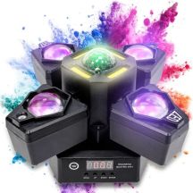 LIGHT4ME MADNESS QUATRO 4IN1 Multi-Effekt mit beweglicher Achse