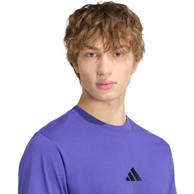 4. adidas Essentials Herren-Trikot mit kleinem Logo, lila, KF2404