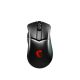 9. MSI CLUTCH GM51 LEICHTE KABELLOSE Gaming-Maus, rechte Seite, RF Wireless + Bluetooth + USB Typ-C, optisch, 26000 DPI