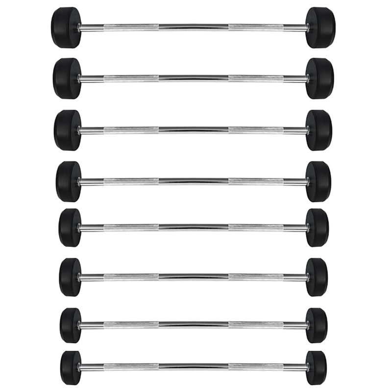 46. Gummierte Langhantel/Stange HMS 30 kg GSG-30