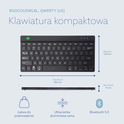 22. R-Go Compact Break Keyboard - Tastatur - Multifunktion