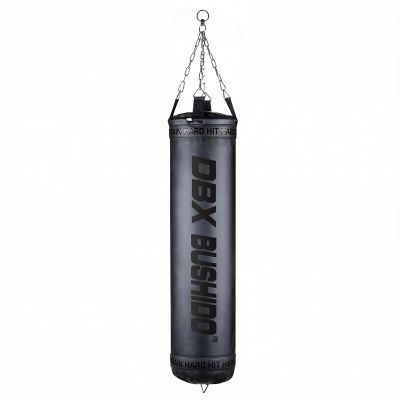 2. PREMIUM Boxsack + Ring SBRX Schwarz Leer - 150 cm | DBX Bushido