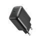 3. Joyroom JR-TCF23 Netzwerkladegerät USB-C 25W SFC / PPS / PD - Schwarz + USB-C / USB-C-Kabel 1 m