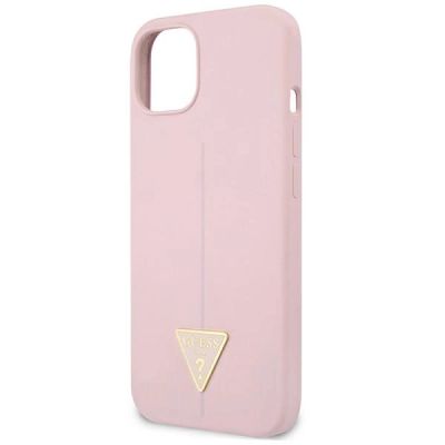 6. Guess GUHCP13SSLTGU iPhone 13 mini 5.4" lila/lila Hardcase Silikondreieck