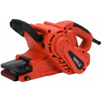 4. Yato YT-82240 Tragbarer Bandschleifer, Schwarz/Rot, 1010 W