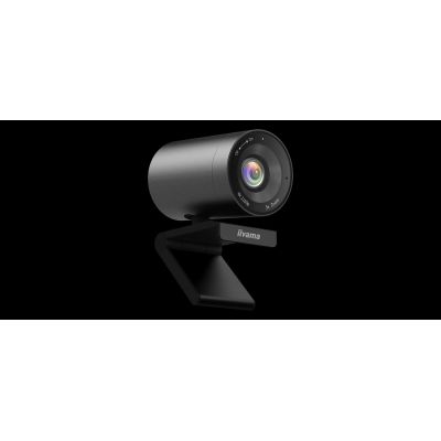3. IIYAMA UC-CAM10PRO-1 4K UHD-Kamera, 120° Sichtfeld, 8-MP-STARVIS-Sensor, 5-facher Zoom, 2D/3D-Rauschunterdrückung, automatische Bildausschnittanpassung