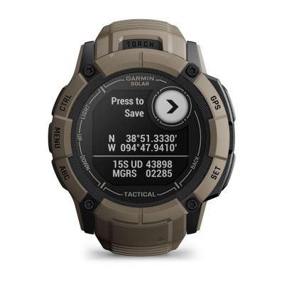 10. Garmin Instinct 2X Solar Tactical Edition 2,79 cm (1,1") MIP 50 mm Digital 176 x 176 px Touchscreen Grün GPS